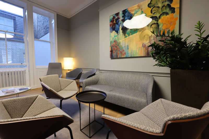 Private clinical consultation room